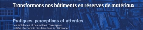 Economie circulaire et bâtiment : Nomadéis présente les conclusions de l’enquête BATIFLUX 3 en région Provence-Alpes-Côte d’Azur… | Nomadeis | Economie circulaire | Scoop.it