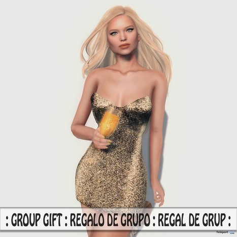 Party Dress December 2015 Group Gift by AtiK | Teleport Hub - Second Life Freebies | Second Life Freebies | Scoop.it