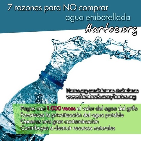 7 razones para no comprar agua embotellada | PIENSA en VERDE | Scoop.it