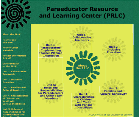 Paraeducator Resource & Learning Center | E-Learning-Inclusivo (Mashup) | Scoop.it