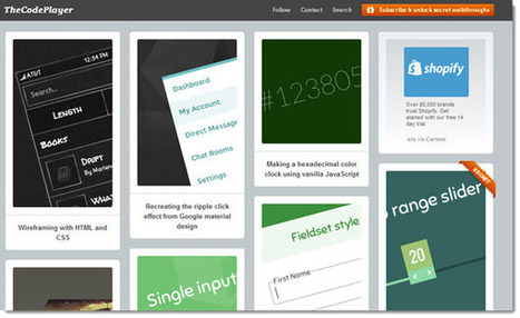 Colección de trucos y tutoriales de HTML5, CSS3 y Javascript | tecno4 | Scoop.it