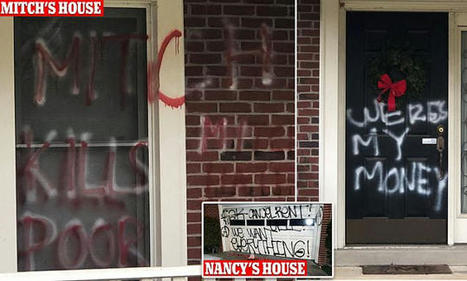 Mitch McConnell's Kentucky home vandalized with 'WERES MY MONEY' spray painted on door | Daily Mail Online | Agents of Behemoth | Scoop.it