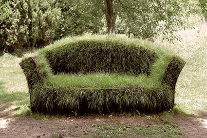 Daniel Spoerri: Grass Sofa | Art Installations, Sculpture, Contemporary Art | Scoop.it