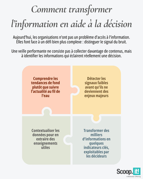 #18 - Comment transformer l'information en aide &agrave; la d&eacute;cision ? | Scoop.it Tutos & Conseils | Scoop.it