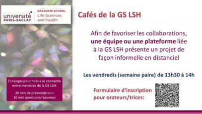 Cafés de la GS LSH - 22 septembre 2023 | Life Sciences Université Paris-Saclay | Scoop.it