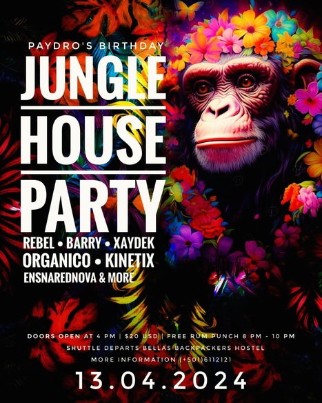Pedro's Birthday @ Jungle House | Cayo Scoop!  The Ecology of Cayo Culture | Scoop.it
