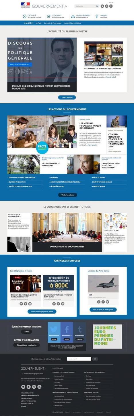 Nouveau site internet pour le gouvernement [Scoop.it inside] | Collectivités territoriales et médias sociaux : | Scoop.it