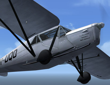 De Havilland DH-80 Puss Moth for FS9/FSX | Microsimulation | Scoop.it