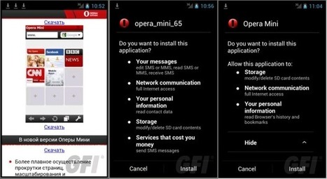 Warning: New Android malware tricks users with real Opera Mini | ICT Security-Sécurité PC et Internet | Scoop.it