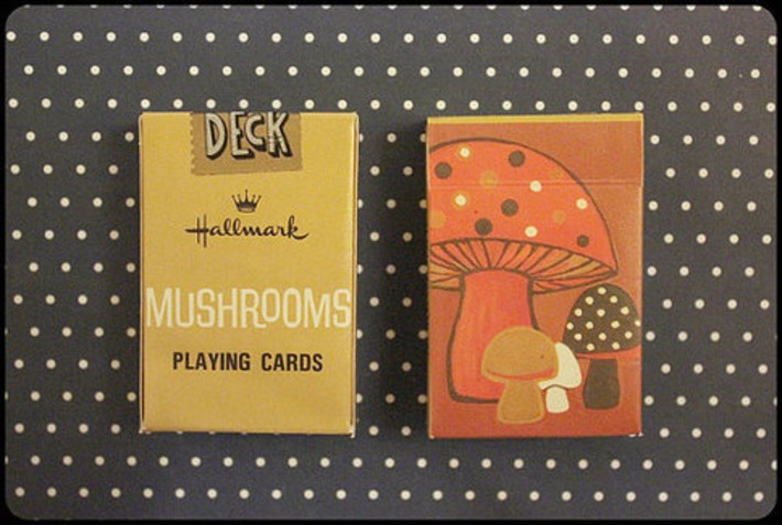 1970's MUSHROOMS mini playing cards UNOPENED by MeaghanCourtney | Kitsch | Scoop.it