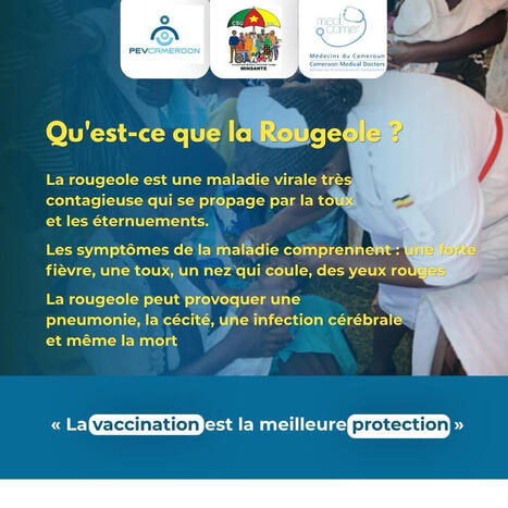 #measles #rougeole #vaccinationsaveslives #rubella #hpvvaccine #preventcancer #communityhealth #publichealth #childhealth #mddigicrearr26 #m&eacute;decinsducameroun #pevcameroon #minsante | M&eacute;decins Du Ca... | H&eacute;sitations Vaccinales: Observatoire HESIVAXs | Scoop.it