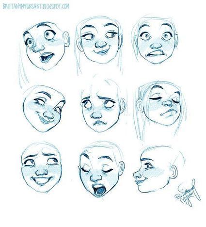 Carton Facial Expression Reference Guide | Drawing References and Resources | Scoop.it