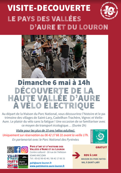 Découvrir le patrimoine des villages aurois en vélo à assistance électrique | Vallées d'Aure & Louron - Pyrénées | Scoop.it