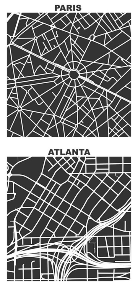 What a Square Mile of a City's Grid Looks Like Around the World | Fantastic Maps | Scoop.it