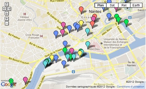 La carte du parcours de Voyage à Nantes | Voyage à Nantes | Scoop.it