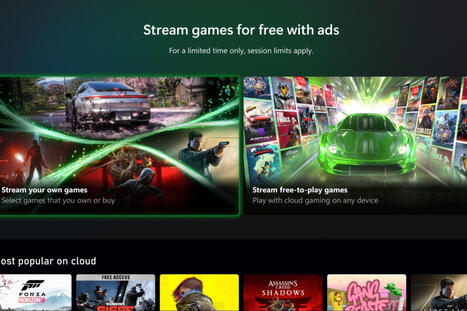 Xbox lance un service de cloud gaming gratuit, financ&eacute; par la publicit&eacute; | Data | Scoop.it