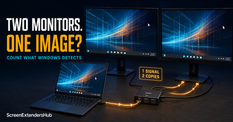 Two Monitors, One Image? Check Whether Windows Sees One Display or Two | Smart Workstation Upgrade Intelligence | Scoop.it