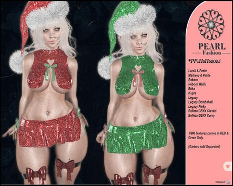 HoHo Outfit PBR Fatpack Teleport Hub Group Gift by Pearl Fashion | Teleport Hub - Second Life Freebies | Second Life Freebies | Scoop.it