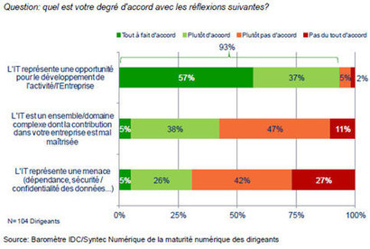 Première édition du Baromètre IDC/Syntec Les dirigeants français et le numérique : des progrès restent à faire | 7- DATA, DATA,& MORE DATA IN HEALTHCARE by PHARMAGEEK | Scoop.it