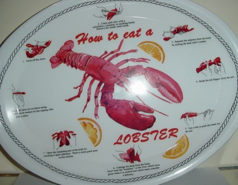 How to eat Lobster Oval Plastic Plates Platters 8 ct - New England | Backyard Barbecues, Cookouts, tailgating ideas | Scoop.it