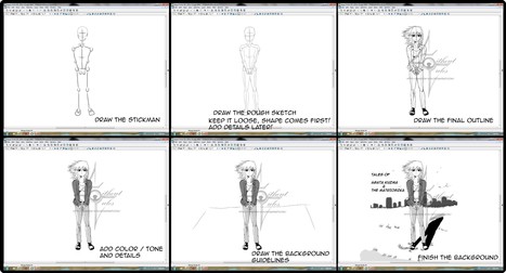 Drawing Tutorial: Manga Character | Drawing and Painting Tutorials | Scoop.it