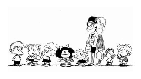 Quino: "Mafalda está vigente porque la humanidad sigue cometiendo los mismos errores" #50añosMafalda #Mafalda | Bibliotecas Escolares Argentinas | Scoop.it