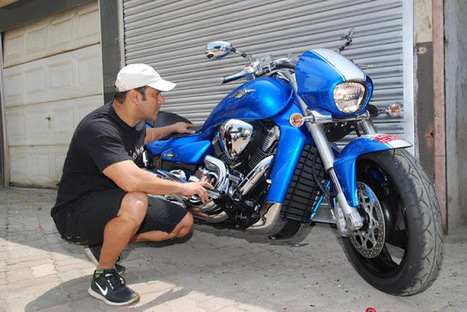 Salman Khan 's New Suzuki Intruder M1800RZ ~ Grease n Gasoline | Cars | Motorcycles | Gadgets | Scoop.it