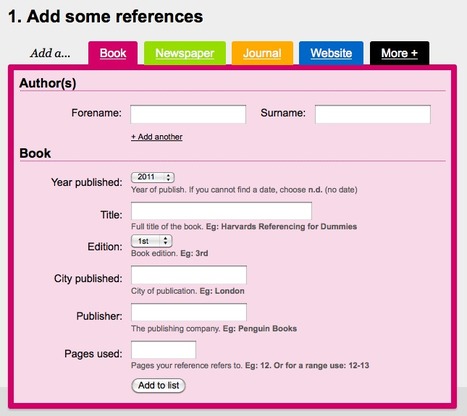 CiteThisForMe - The Harvard Referencing Generator | Tools for Teachers & Learners | Scoop.it