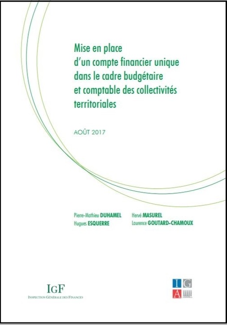 Mise en place d'un compte financier unique dans le cadre budgétaire et comptable des collectivités territoriales | Doc [actu] - Le bulletin bibliographique des nouvelles ressources disponibles au centre de documentation de l’ADACL. | Scoop.it