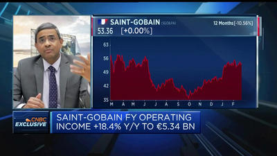 Saint-Gobain CFO: We're confident about bringing strong 2023 results
