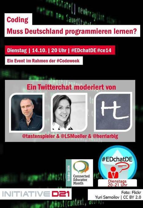 "Coding - Must Germany learn how to code?" | Get together and twitterchat | Education 2.0 & 3.0 | Scoop.it