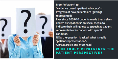 Who truly represents the patient perspective? – Cancerworld | PATIENT EMPOWERMENT & E-PATIENT | Scoop.it
