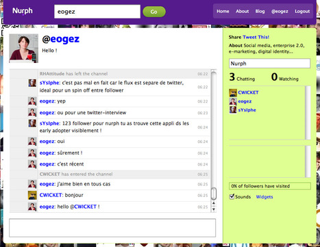 Chattez avec vos followers Twitter grâce à Nurph | Toulouse networks | Scoop.it