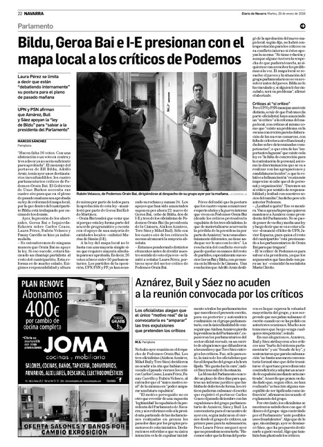 Bildu, Geroa Bai e I-E presionan con el mapa local a los críticos de Podemos | Ordenación del Territorio | Scoop.it