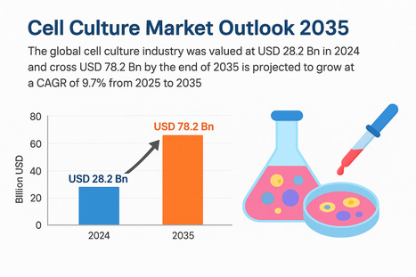 Cell Culture Market to Reach USD 78.2 Bn by 2035, Driven by Biopharma and Research Growth | TMR Analysis - Waste Management & Recycling News Today - EIN Presswire | Industry 411 - Waste Management | Scoop.it