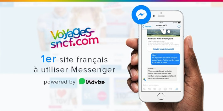 Voyages-sncf.com intègre Facebook Messenger avec iAdvize | Médias sociaux : Conseils, Astuces et stratégies | Scoop.it