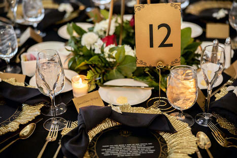 Black and Gold Wedding Ideas | prom | Scoop.it