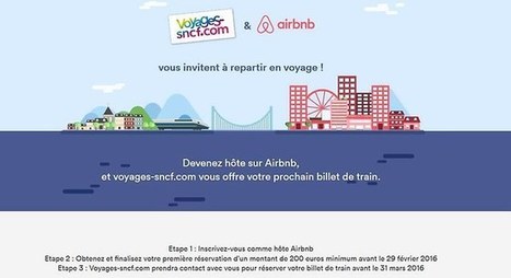 Voyages-sncf.com fait alliance avec Airbnb, Tourisme | Innovations, Initiatives dans le Tourisme et l'Evenementiel | Scoop.it