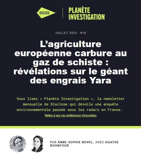 « Planète Investigation », la newsletter de Disclose dédiée à l’enquête environnementale | Insect Archive | Scoop.it