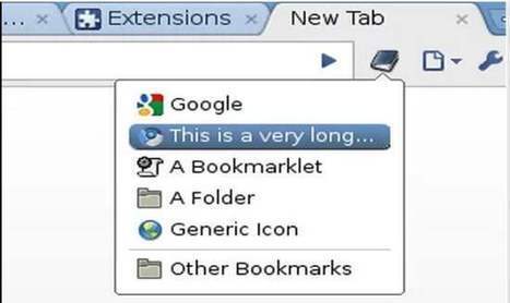 Ajouter un menu de ses favoris sur Chrome, Quick Bookmarks | Technologie Au Quotidien | Scoop.it