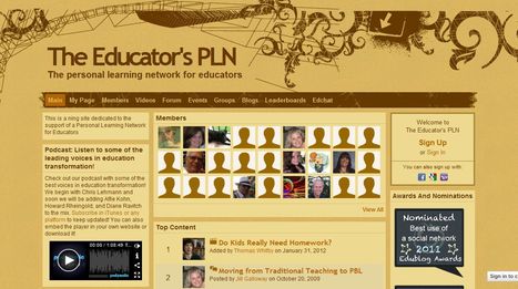 The Educator's PLN - The personal learning network for educators | Time to Learn | Scoop.it