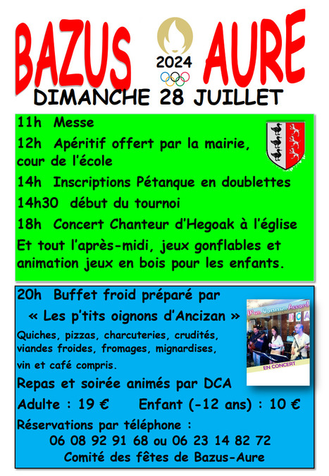 F&ecirc;te de Bazus-Aure dimanche 28 juillet | Vall&eacute;es d'Aure & Louron - Pyr&eacute;n&eacute;es | Scoop.it
