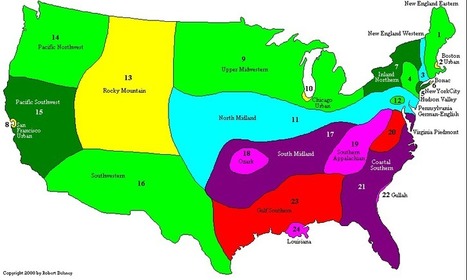 What dialect do you speak? A map of American English | UNIT III APHuG | Scoop.it