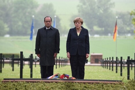 EN IMAGES - Hollande et Merkel réunis par le devoir de mémoire à Verdun | Autour du Centenaire 14-18 | Scoop.it