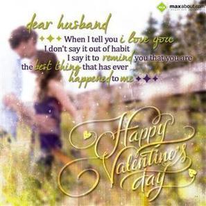 Valentine SMS for Husband on Maxabout | Maxabout SMS & Greetings | Scoop.it