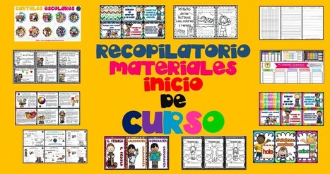 Recopilatorio con los materiales imprescindibles para el maestro/a al inicio de curso. Agendas, tarjetas para decorar, horarios, planificadores…….  | TIC & Educación | Scoop.it