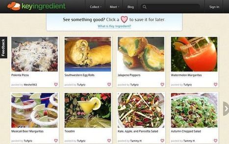 key Ingredient, un Pinterest para las recetas de cocina | TIC & Educación | Scoop.it
