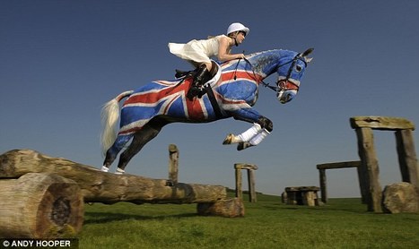 London 2012 Olympics: Natterjack horse painted in Union Jack | Cheval et sport | Scoop.it