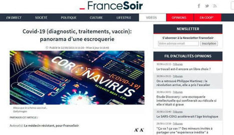 "Stop aux menaces de France Soir et au harcèlement des porteurs de la parole scientifique" | DocPresseESJ | Scoop.it