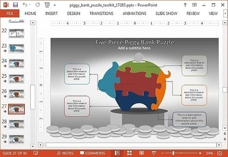 Animated Piggy Bank PowerPoint Template | PowerPoint presentations and PPT templates | Scoop.it